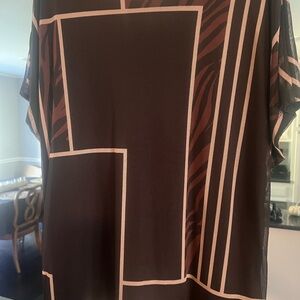 89th & Madison Black Mesh Top